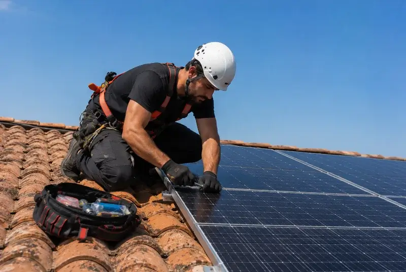 Maintenance et monitoring de panneaux solaires à Saint-Saturnin-lès-Avignon